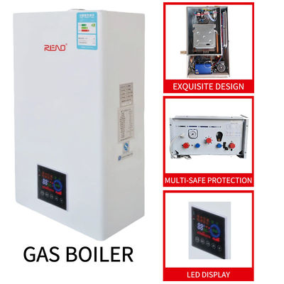 ผลิตในจีน โรงงานยุโรป เครื่องทำน้ำร้อนแขวนผนังยอดนิยม NG /Lpg แก๊ส Dual Function Wall Mounted Boiler