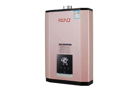 เครื่องทำน้ำร้อนแก๊สร้อนทันที 24L หม้อต้มแก๊สติดผนังเปลือกสแตนเลส